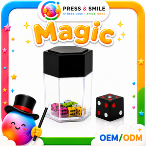 Gioco di Dadi Esplosivi Magici di Grandi Dimensioni, Trucco Magico per Spettacoli di Strada, Palcoscenico e Feste - Product Image 1