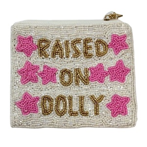 Vente chaude sac à main fait main perlé en Dolly nous faisons confiance pochette à monnaie polyvalent organisateur cosmétique Mini pochette graine perlée Etsy - Product Image 6