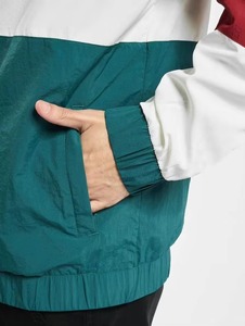<b>Men</b> Lightweight Breathable Reversible Solid Waterproof Zipper Color Block Club Coaches Windbreaker <b>Jacket</b> - Product Image 3