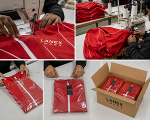 Custom Men Red Track Windbreaker Jacket Lightweight Zip Sports Training Jacket Premium Polyester Running Spring Thin Front - Product Image 5