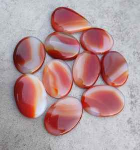 Cabochons en onyx naturel Sard, taille marquise, dos plat, vente en gros, MOQ 15 pièces, pierres précieuses calibrées, certifiées par un tiers - Product Image 4