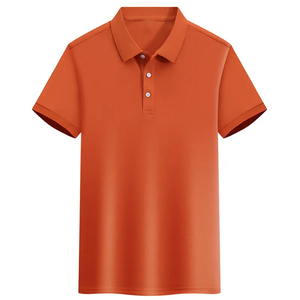 Polo de golf uni de luxe de haute qualité pour homme en polyester, noir, avec logo personnalisé et faible MOQ - Product Image 4