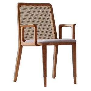 Silla individual hecha de madera de teca con un estilo moderno y sencillo, adecuada para uso en exteriores y resistente a todas las condiciones climáticas. - Product Image 2