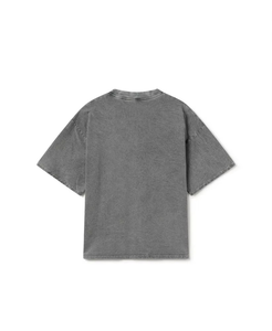 Camiseta Ligera con Lavado Ácido 100% Algodón para Hombre, Estilo Hip Hop, Oversize, Hombros Caídos, Ajuste Holgado, Streetwear, Camisetas para Hombre OEM - Product Image 3