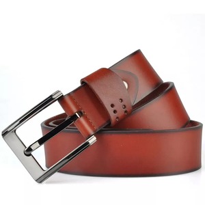Ceintures en cuir véritable de haute qualité 100 %, élégantes, formelles, avec boucle en acier personnalisée, couleurs et logo sur mesure, très vendues en gros - Product Image 1