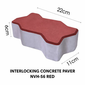 Adoquín de Hormigón Entrelazado en Forma de Gusano NVH-S6 con Diseño Moderno - Product Image 3