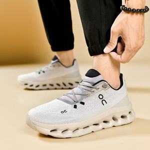 Chaussures de marche respirantes en mesh pour hommes, légères, avec semelle EVA amortissante, décontractées, pour toutes les saisons, chaussures de course - Product Image 5