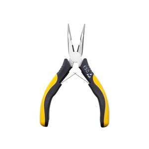 Mini pince ESD à nez plié de 130mm pour outils à main d'entretien d'électricien et ensemble d'outils de pinces - Product Image 3