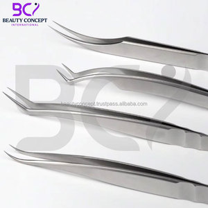 ชุดแหนบสแตนเลสทนทาน ปลายแหลมเรียบ สำหรับต่อขนตา แหนบต่อขนตาสำหรับผู้เชี่ยวชาญ ผลิตจากเหล็กญี่ปุ่น 4 ชิ้น - Product Image 3