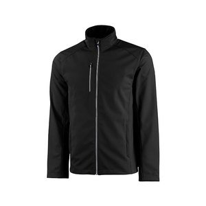 Chaqueta Softshell Azul para Hombre, Cortavientos, con Cuello Alto y Cierre de Cremallera, Ropa Casual para Exteriores, Temporada de Otoño, Corte Regular - Product Image 2