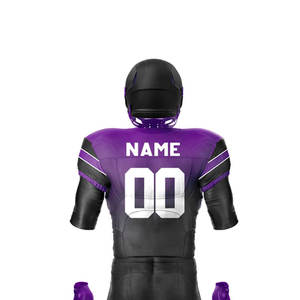 Uniforme de football américain sur mesure de haute qualité, respirant, 100% polyester, avec impression de logo personnalisée, service OEM pour hommes - Product Image 5