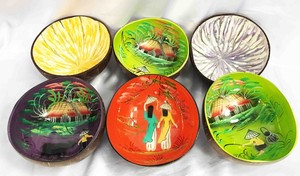 Cuenco Decorativo con Incrustaciones de Madreperla - Contenedor Distintivo de Cáscara de Coco para Entrada, Tocador y Oficina - Product Image 5