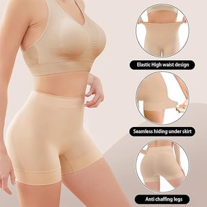 Custom Women's <b>Compression</b> Laggies Gym Yoga Wear Spandex Fabric Anti-Exposure Elastic Waist Fitted Full Length Sports Shorts - Product Image 4
