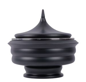 Casseroles noires de qualité supérieure avec pot et couvercle en acier inoxydable conçues pour un service de buffet élégant et un réchauffement efficace des aliments - Product Image 6