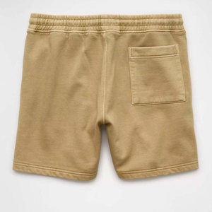 Ensemble de sweat-shirts à capuche pour homme, couleur unie, tissu en molleton français, vêtements décontractés d'été, kaki - Product Image 6