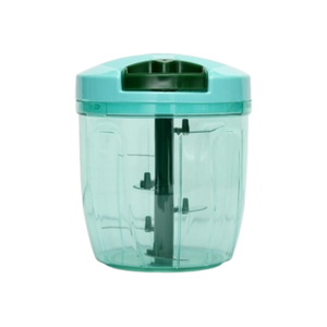 Hachoir manuel à légumes, mini robot culinaire à traction manuelle, hachoir à ail et gingembre, broyeur à noix, trancheuse et coupe-dés de cuisine portable, vert - Product Image 3