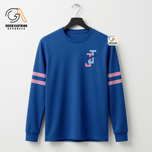 Camiseta Dri Fit de Jack and Jill Azul con Nube de Palabras y Logotipo de Jack and Jill, Camiseta Juvenil de Manga Larga para Deportes y Uso Casual - Product Image 3