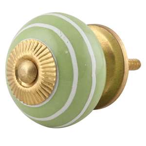 ลูกบิดประตูเซรามิกลายทางขายส่ง ลูกบิดลิ้นชักเซรามิคตกแต่ง อุปกรณ์ตู้เสื้อผ้า รับสั่งซื้อจำนวนมาก - Product Image 2