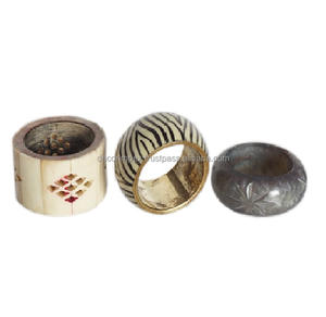 Arrival New Look stocked Wooden <b>napkin</b> <b>ring</b> <b>napkin</b> <b>rings</b> Wedding and party table decoration Handmade designer <b>napkin</b> hold - Product Image 2