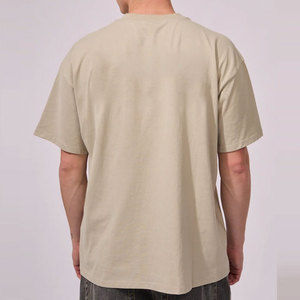 Camiseta Ecológica de Punto 100% Algodón para Verano, 220 g/m², Transpirable, Corte Holgado, Diseño de Paneles con Patrón, Personalizable - Product Image 4