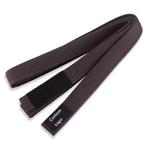 Ceinture de BJJ d'arts martiaux de haute qualité, couleur personnalisée, noyau en coton, fournisseur en gros, fabriqué au Pakistan - Product Image 1