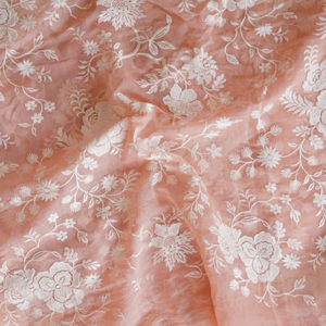Premium Multi Embroidery <b>Fabric</b> Women Fashion <b>Fabric</b> Designer Embroidery <b>Fabric</b> Party Wear <b>Fabric</b> Luxury <b>Fabric</b> - Product Image 4