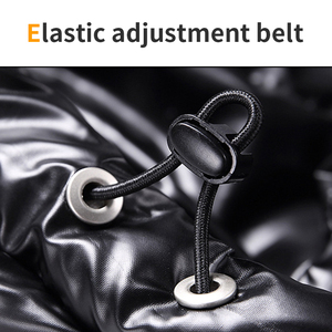 Vestes matelassées brillantes d'hiver avec logo personnalisé, manteaux à bulles brillants pour hommes - Product Image 5