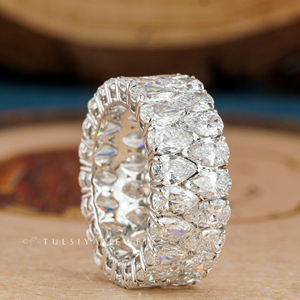 Bague élégante en or 14 carats avec diamant de laboratoire pour femme, bijoux fins, bague de fiançailles avec diamant synthétique, cadeau minimaliste pour un anniversaire - Product Image 5