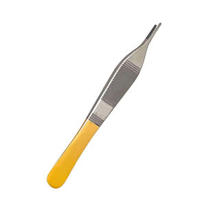 Pinces à tissus Adson 1x2 à dents de rat, marron, allemandes, T/C, manuelles, à dents crantées, instruments chirurgicaux par SurgiRight - Product Image 2