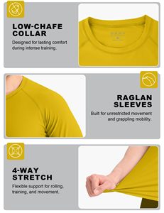 <b>Men's</b> <b>Rash</b> Guard Quick Dry Polyester Sport Top Back Low MOQ Customizable Base Layer Running Top ODM Plain Bodybuilding <b>Vest</b> - Product Image 3
