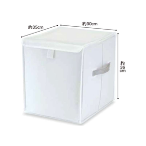 Foldable Fabric Storage Bins Collapsible Closet Organizers with Home <b>Shelf</b> <b>Basket</b> for Wardrobe Clothing and Bag Storage - Product Image 1