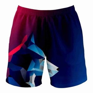 Men's Geometric Print Board <b>Shorts</b> Quick Dry Elastic Waist Casual <b>Short</b> Pants Red Purple <b>White</b> Pattern - Product Image 2