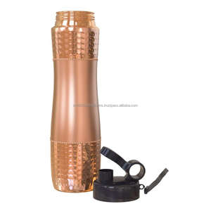 Most Trending Office <b>Water</b> <b>Bottle</b> <b>Custom</b> Printed Pure Copper Health Beneficial Drinking Unisex <b>Water</b> <b>Bottle</b> 100% Ayurvedic - Product Image 3