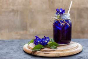 Dried Butterfly Pea Flowers Natural Blue Petals Loose Herbal <b>Slimming</b> <b>Tea</b> Handmade Vacuum Pack EXPAD Brand Ho Chi Minh Origin - Product Image 2