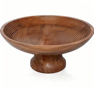 Wooden Fruit Tray Dining <b>Table</b> Dessert <b>Storage</b> Tray Household Dining <b>Table</b> Decoration for home & kitchen from India - Product Image 4