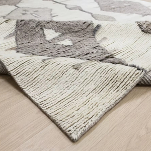 Luxury Handmade Hand Knotted <b>Wool</b> Carpet Premium Area Rug Custom Size Modern Geometric Pattern Thick Washable Anti-Bacteria - Product Image 1