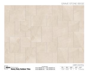 Azulejos de Porcelana Vistaar de 20 mm para Piso, 600x600 mm, Resistentes, Antideslizantes, Resistentes al Ácido, para Exteriores, con 3 Años de Garantía - Product Image 6