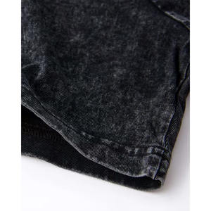 Camiseta Personalizada de Alta Calidad, Verano, Poliéster/Algodón, Tejido de Punto, Estilo Vintage, Lavado Ácido, Corte Regular, Antiarrugas, Manga Corta, Lisa - Product Image 6