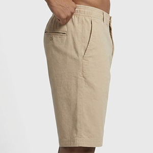 High Quality Summer Wear <b>Long</b> Drawstrings Solid Color Breathable <b>Shorts</b> Custom Screen Printed Logo Gym Wear <b>Shorts</b> For <b>Men</b> - Product Image 6