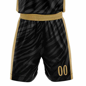 Ensemble d'uniformes de basketball personnalisés à prix raisonnable, vêtements de sport personnalisés OEM, vêtements de sport à col en V pour adultes unisexes - Product Image 6