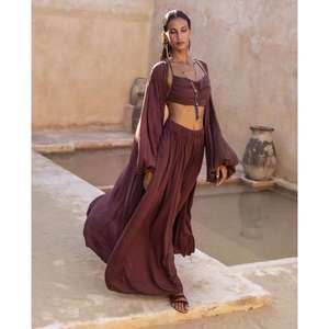 Conjunto Ivana de Alta Calidad de Amorzinho, Ahora con un Estilo Moderno con Fajas, Relajado y Sofisticado para una Vida Moderna en Resorts - Product Image 3