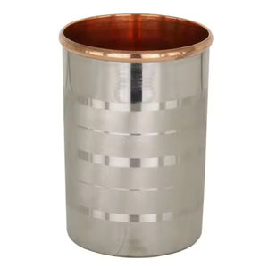 Verre à eau en cuivre pur écologique pour la cuisine, le bar, le whisky, le vin, en vente - Product Image 5