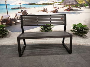 Banco de Jardín Moderno con Estructura de Hierro Lumetal S7101, Resistente al Agua, Duradero y Fácil de Limpiar, para Parques y Villas - Product Image 3