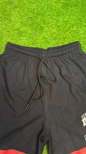Shorts pour hommes en coton de qualité supérieure, séchage rapide, style streetwear, design rayé, impression sérigraphique - Product Image 4