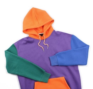 OEM Veste à capuche 100% coton vierge coupe et couture unisexe de haute qualité sweats à capuche zippés personnalisés avec imprimé strass et visage intégral - Product Image 6