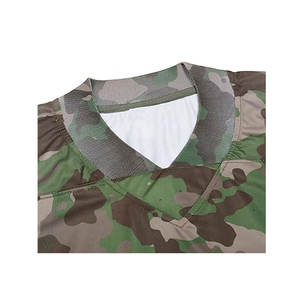 Maillot de football américain rétro personnalisé en polyester, coupe oversize, streetwear, vêtement de sport, respirant, en maille athlétique - Product Image 3