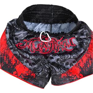 OEM Unisex Mid <b>Waist</b> Muay Thai MMA Training Shorts 100% Polyester Eco-Friendly Waterproof Quick Dry Custom Logo Breathable Board - Product Image 5