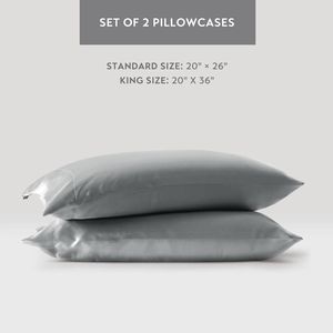 Juego de sábanas de satén Split King de lujo con funda de almohada Confort y estilo premium - Product Image 4