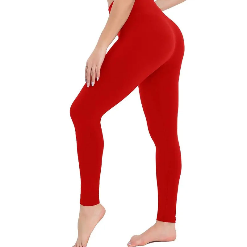 Wholesale Women's High Waist Satin Leggings Soft Tight Tummy Control Breathable Eco-Friendly Fitness Custom 23 Colors AND1 Yoga