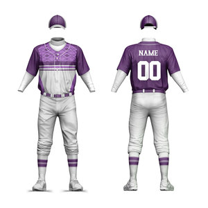 Hot Selling <b>Baseball</b> Uniform Custom Polyester Breathable OEM Wholesale Sportswear - Product Image 1